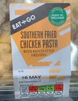 southern fried chicken pasta