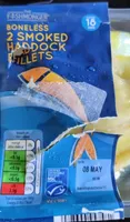 Boneless 2 smoked haddock fillets