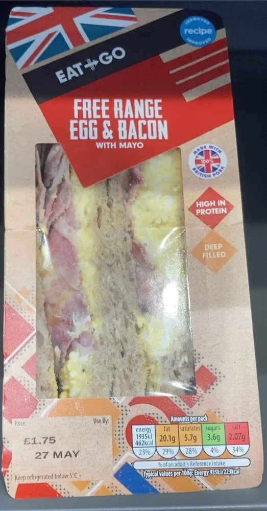 Free Range Egg & Bacon