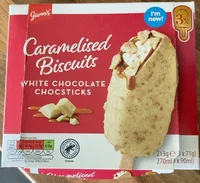 Caramelised Biscuits White Chocosticks
