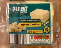 Vegan coconut alternative to Mature Cheddar