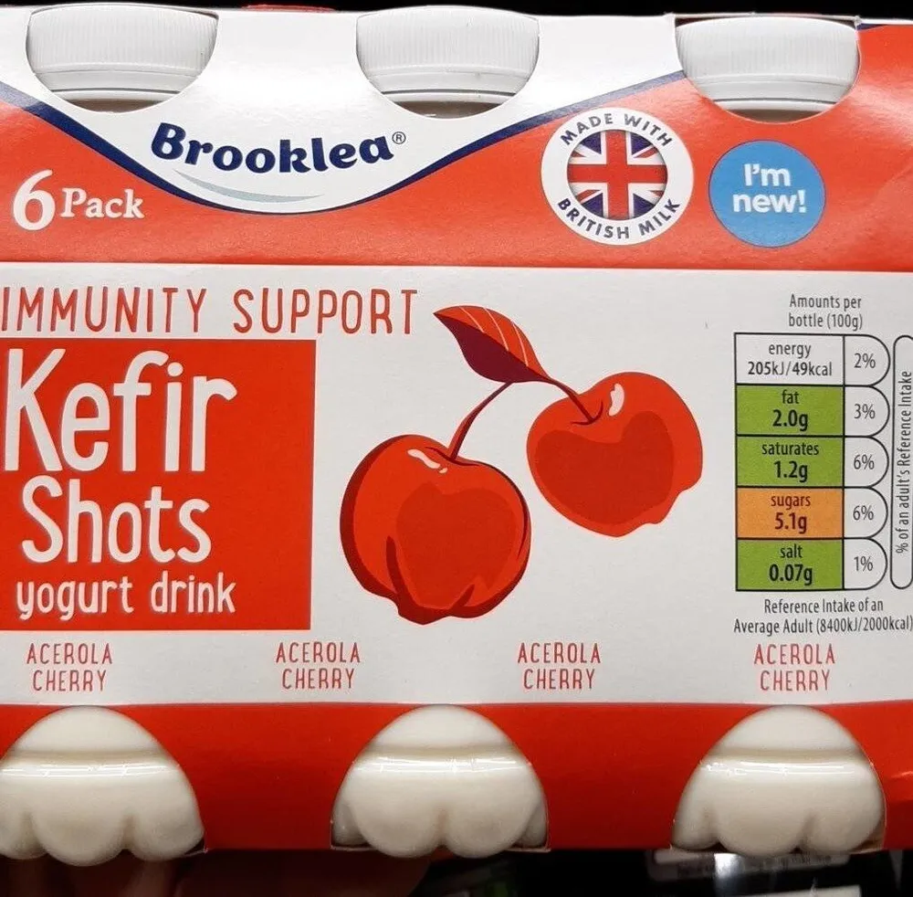 Kefir shots yogurt drink