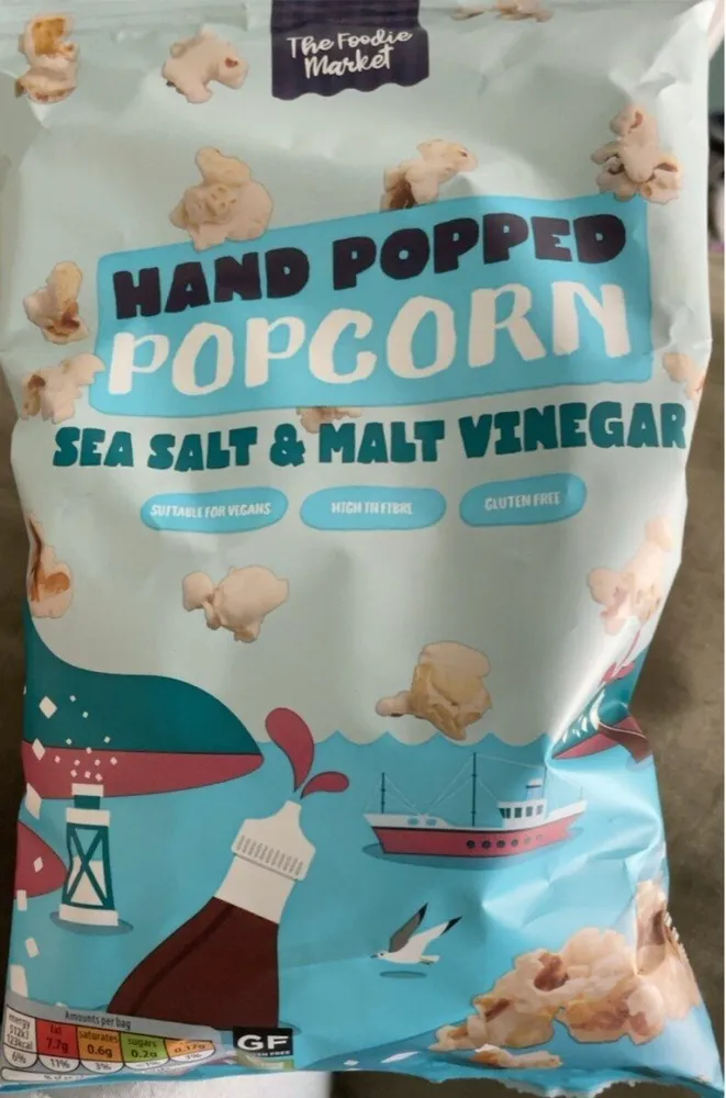 Hand Popped Popcorn Sea Salt & Malt Vinegar