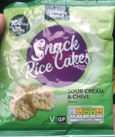 Snack rice crackers