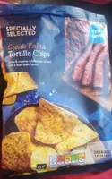 Steak fajita tortilla chips