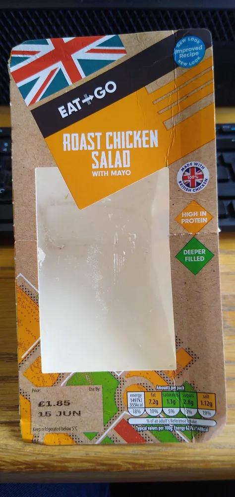 Roast Chicken Salad with Mayo