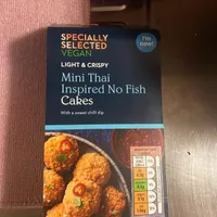 Mini Thai inspired no fish cakes
