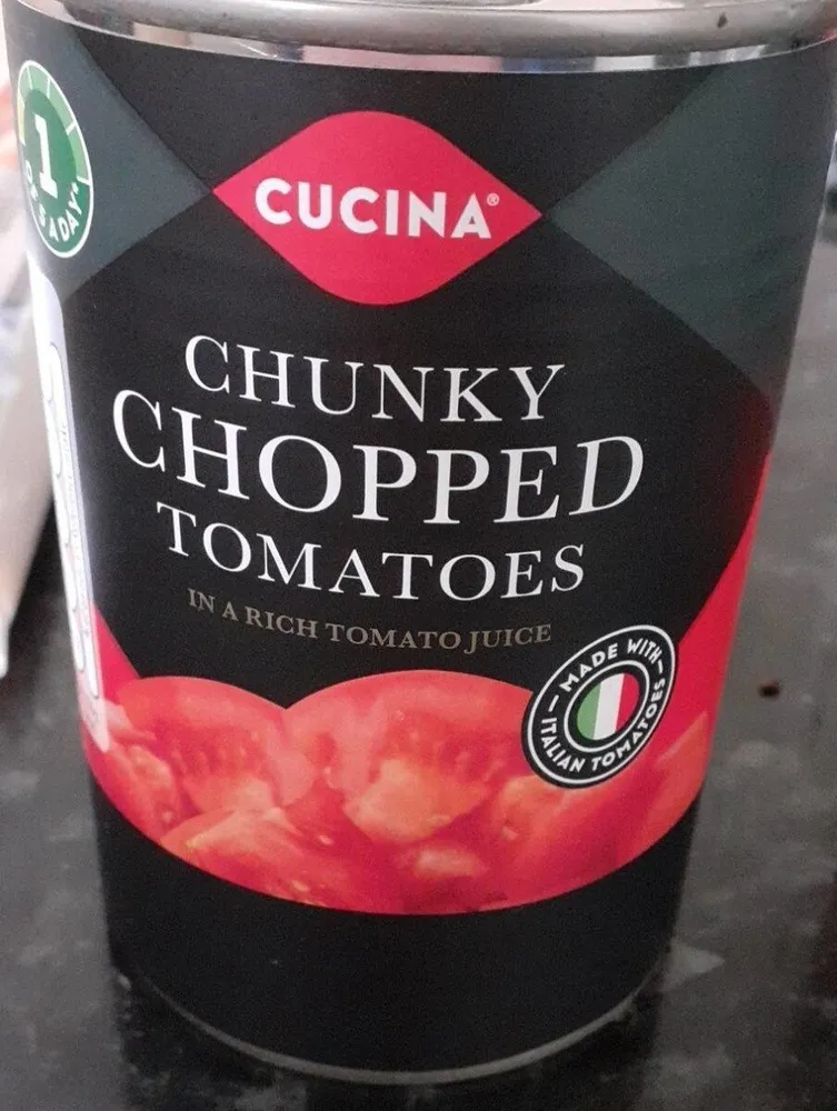 Chunky chopped tomatoes