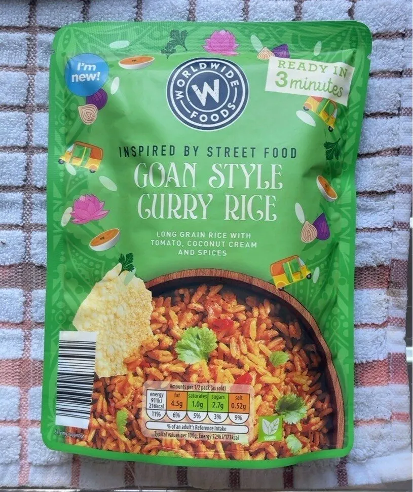 Coan style curry rice