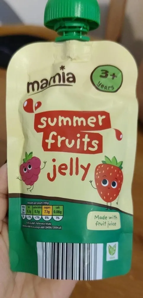 Summer fruit jelly