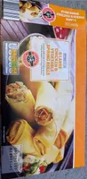 6 chicken & vegetable spring rolls