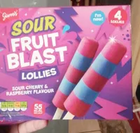 Sour fruit blast lollies