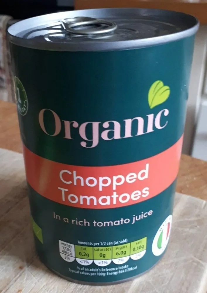 Organic Chopped Tomatoes