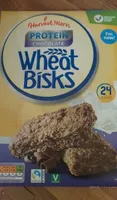 Protein chocolate wheat bisks
