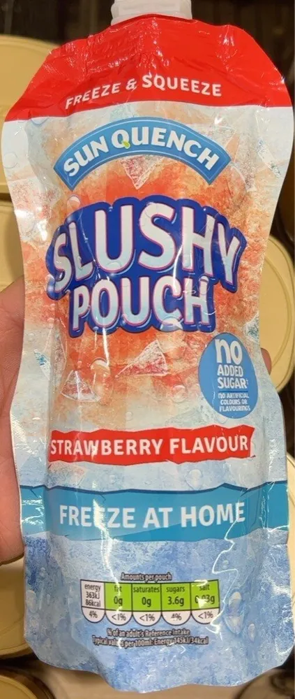Slushy pouch