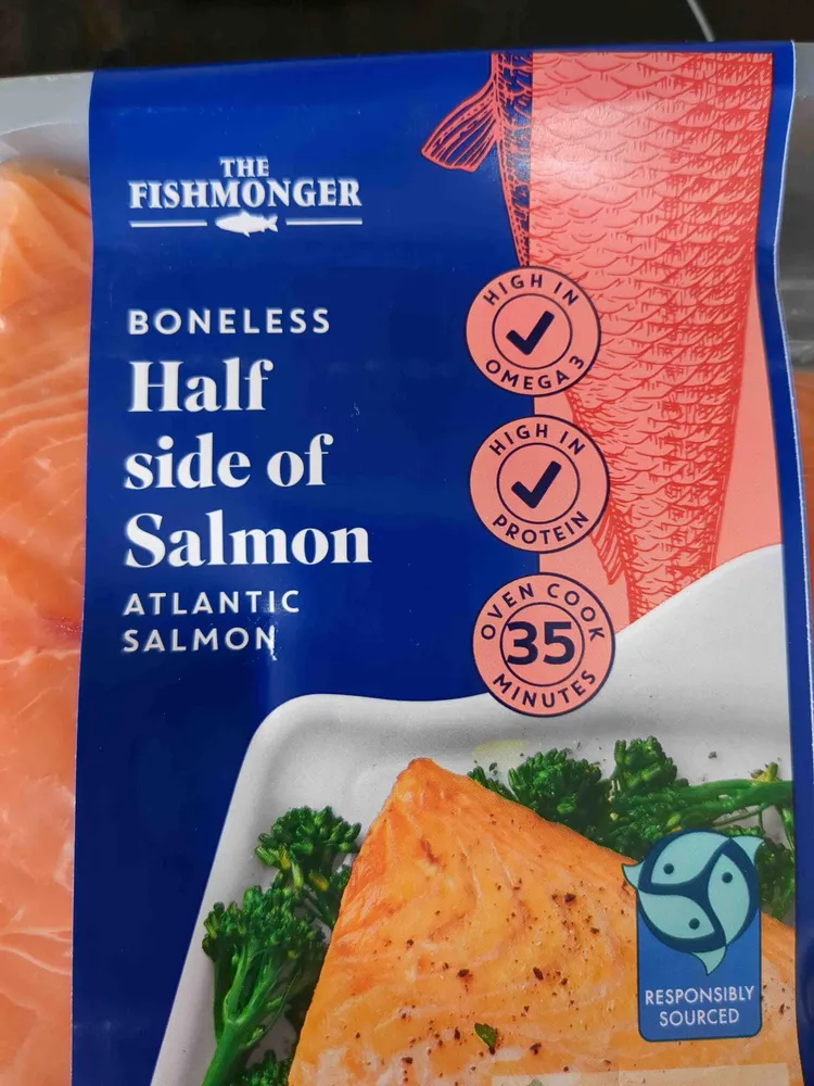 Half Side of Salmon