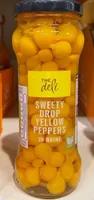 Sweet drop yellow peppers