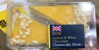 Lemon and White Chocolate Chessecake Slices