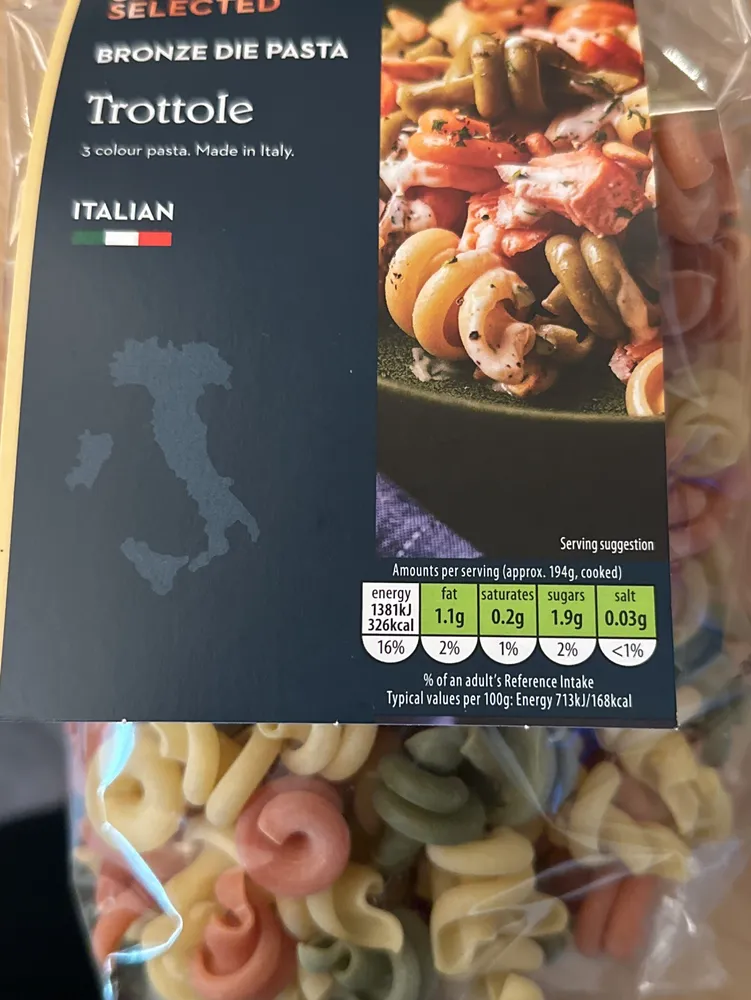 Trottole pasta