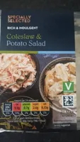 Coleslaw and potato salad