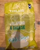 Jalapeño and cheese crisps