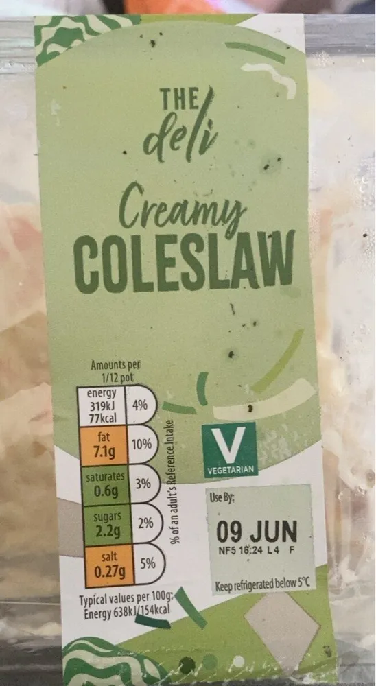 Creamy coleslaw