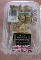 Coronation chicken slices