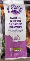 Garlic herb breaded prawns