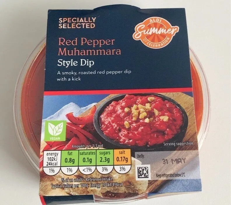 Ref pepper muhammara style dip