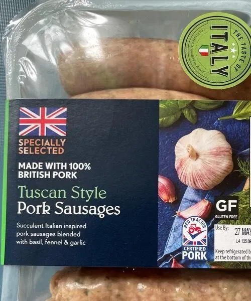 Tuscan Style Pork Sausages