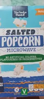 Salted microwave popcorn