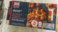 smoked pepper & sundried tomato pork meatballs