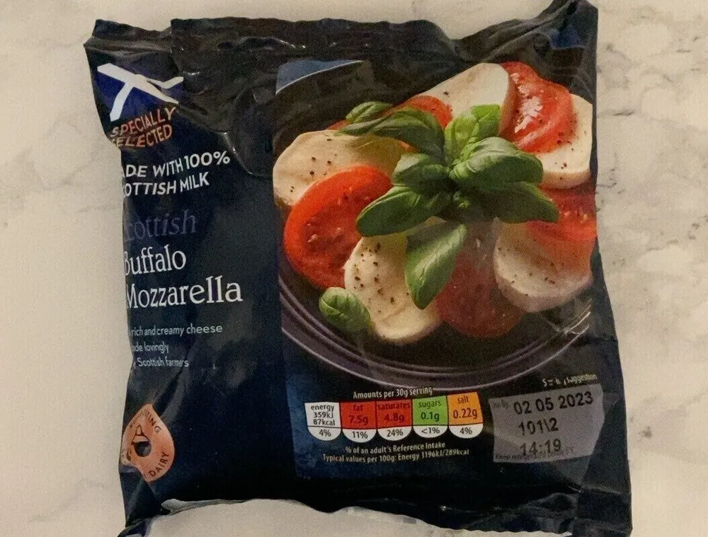 Scottish buffalo mozzarella