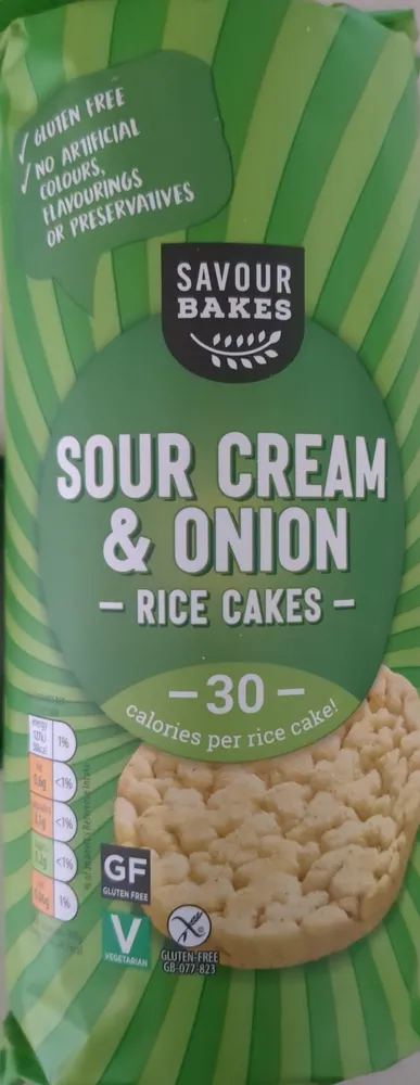 Rice Cakes: Sour Cream & Onion