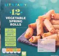12 Vegetable Spring Rolls