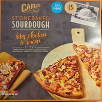 Stonebaked sourdough BBQ chicken & bacon