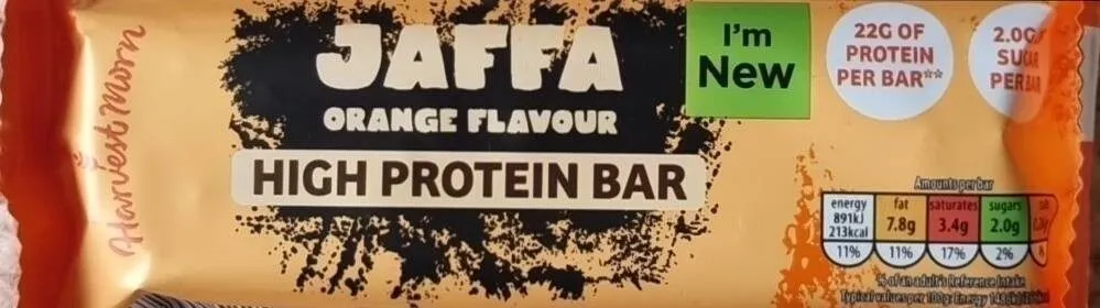 Jaffa Orange Flavour High Protein Bar