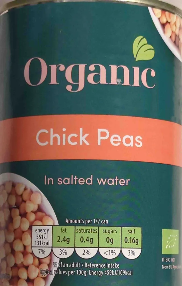 Organic Chick Peas