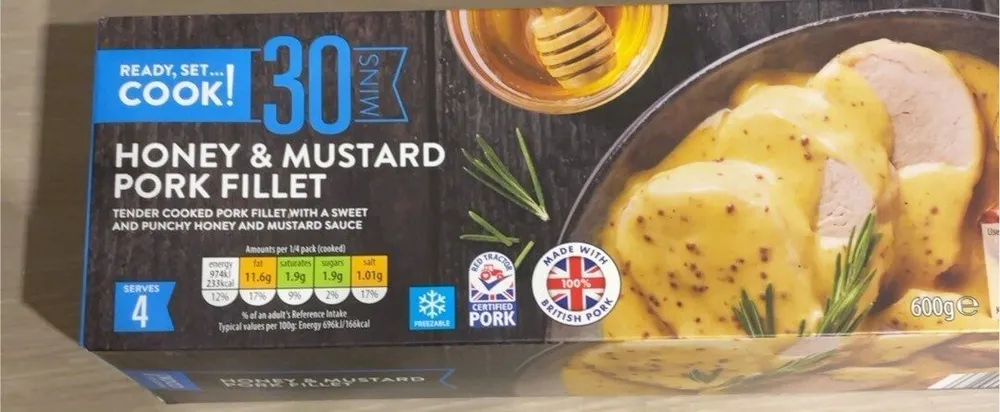 Honey Mustatd Pork Fillet