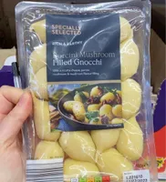 Porcini mushroom filled gnochi