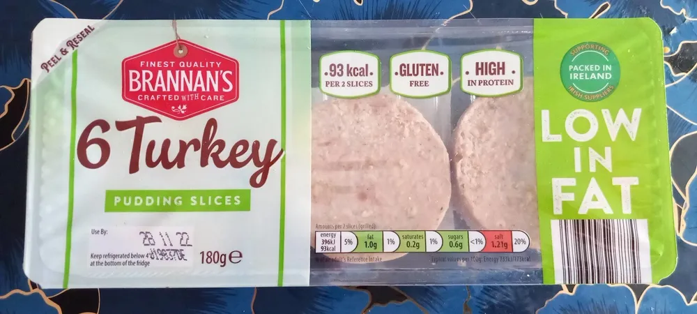Turkey Pudding Slices