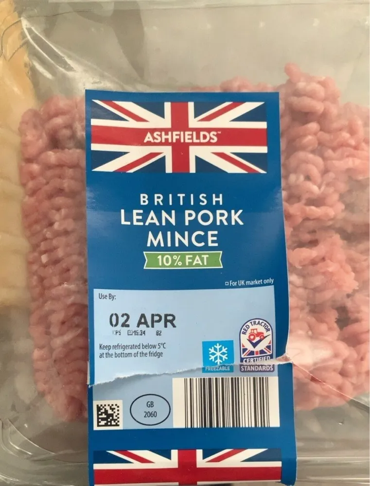 Lean pork mince
