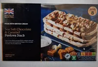 Sea Salt Chocolate & Caramel Pavlova Stack
