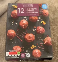 Chocolate orange profiteroles