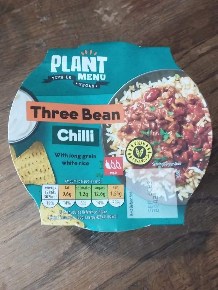 Three bean chilli