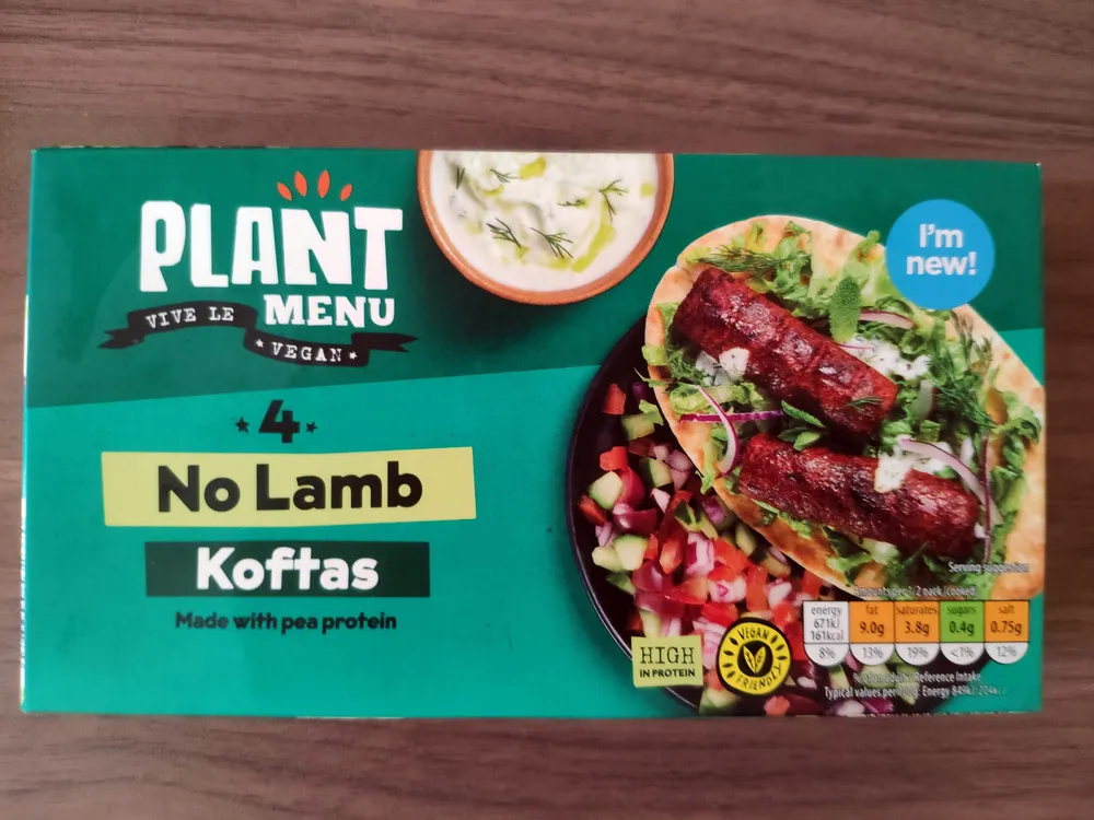 No lamb koftas