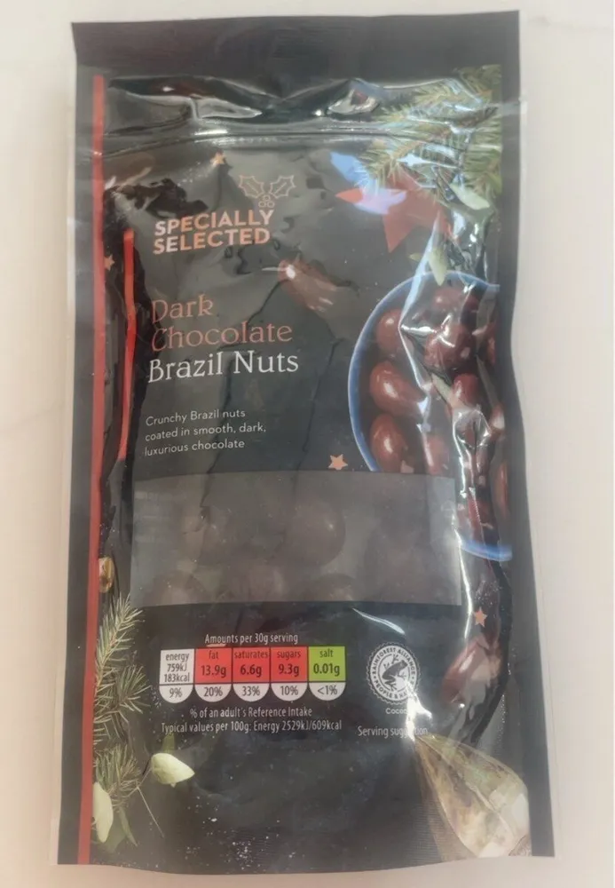 Dark chocolate  brazil nuts