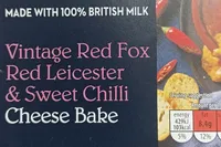 Vintage red fox Red Leicester & sweet chilli cheese bake