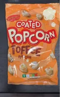 Snackrite coated popcorn toffee