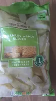 Bramley apple slices